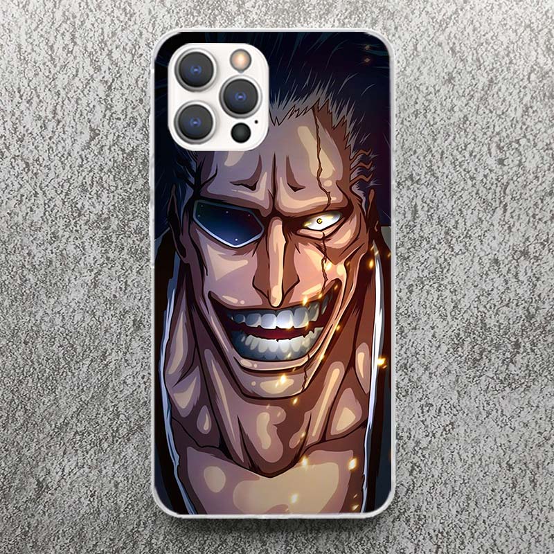 Чехол для телефона Bleach Зараки Кенпачи Для iPhone 17 16 15 14 13 12 11 Pro Max Mini Plus Air 7 SE 8 Мягкий силиконовый печатный корпус Funda F
