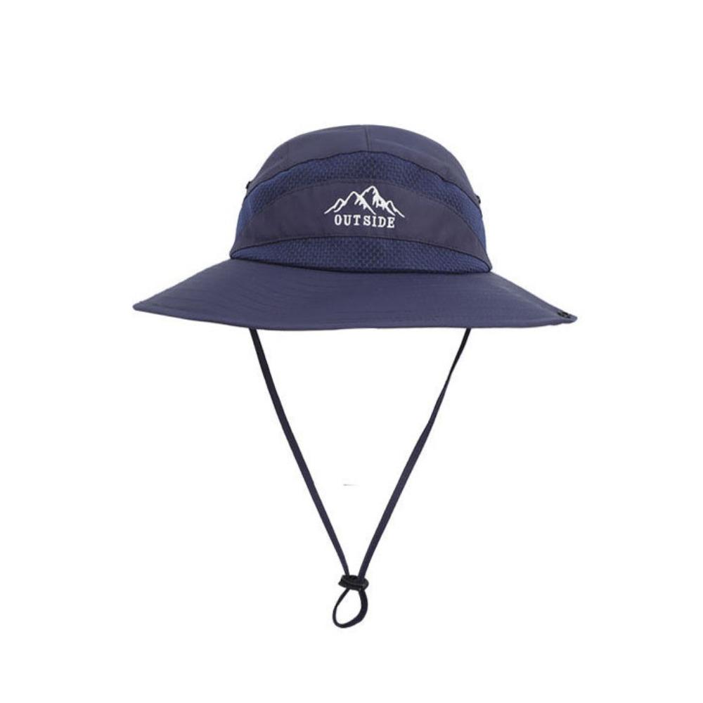 Quick-dry Folding Bucket Hat Nylon Sun Hat Casual Hiking Cap Travel