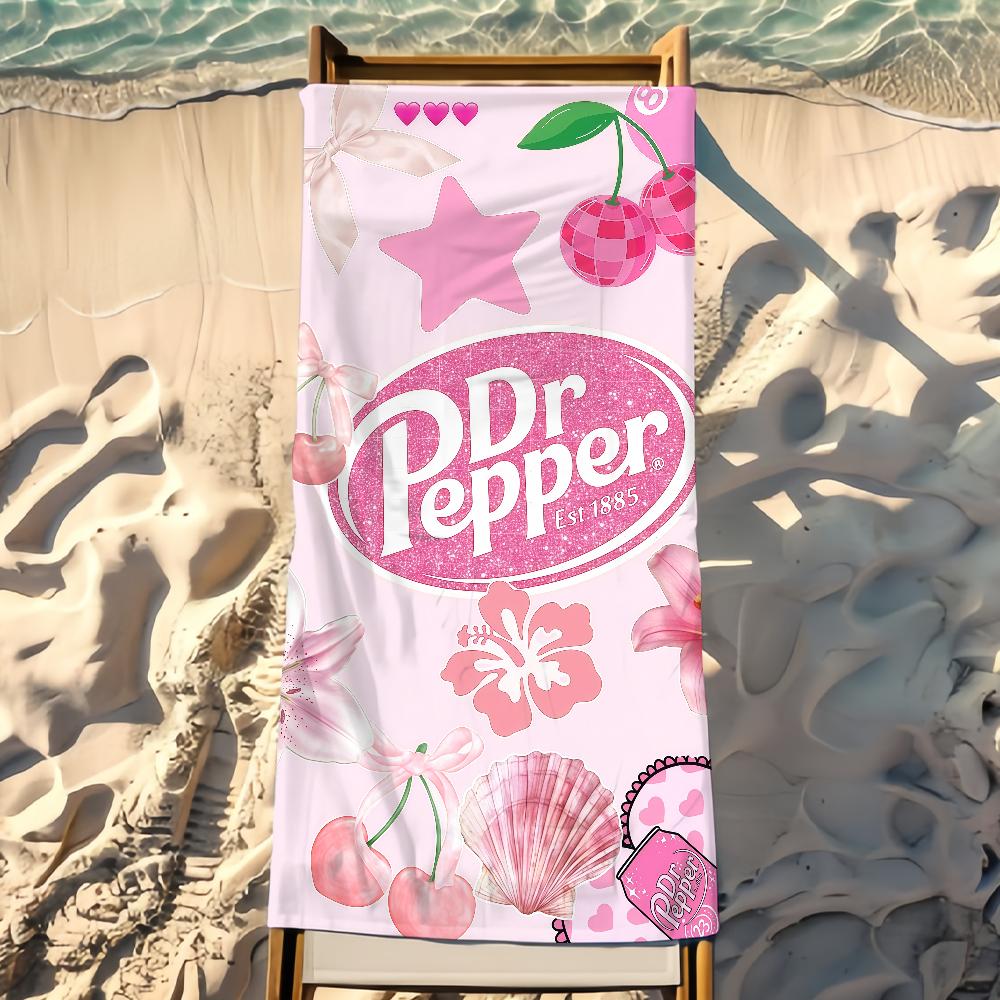 Бренд D-Dr Pepper Полотенце Пляжное Полотенце Дорожное Легкое Приятное для Кожи Для Бассейна Пляжа Кемпинга Круиза Лето