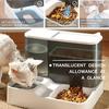 Автоматическая кормушка-гравитационная поилка 2-в-1 для домашних животных: Поддерживайте кошку и собаку сытыми и гидратированными!