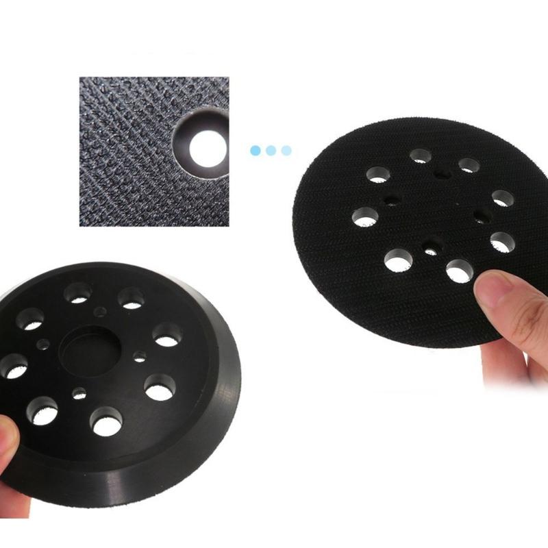 2PCS 5 Inch 8 Hole Grinder Wheel Accessories Rubber Backing Plate Advanced Dust Control Technology for Smooth Finishing