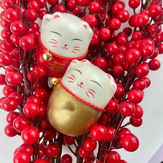 10/30 шт. имитация ягод многоразовые реалистичные яркие цвета искусственные красные ягоды рождественские украшения для дома