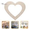 2 Pcs Wooden Wreath Boards DIY Crafts Wreath Frame with Holes Easy To Use Wreath Making Frame for Christmas Halloween Party Decor