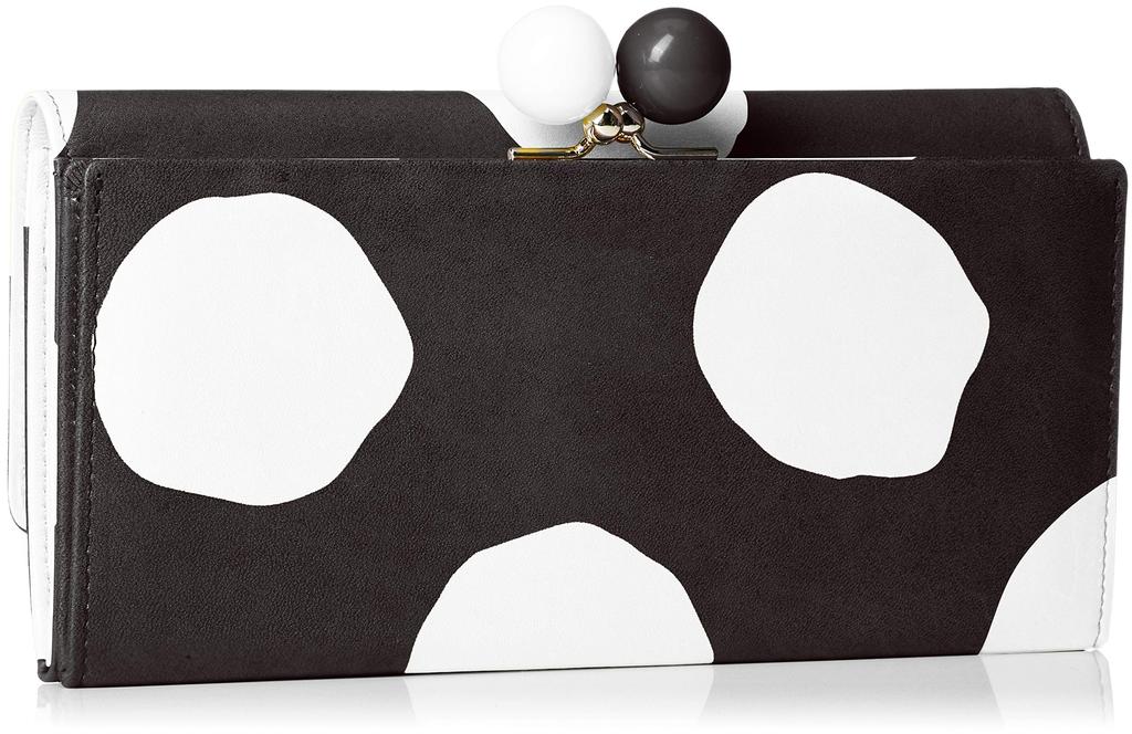 Clasp Long Wallet Zoom Dot Black [Tsumori Chisato] Women's