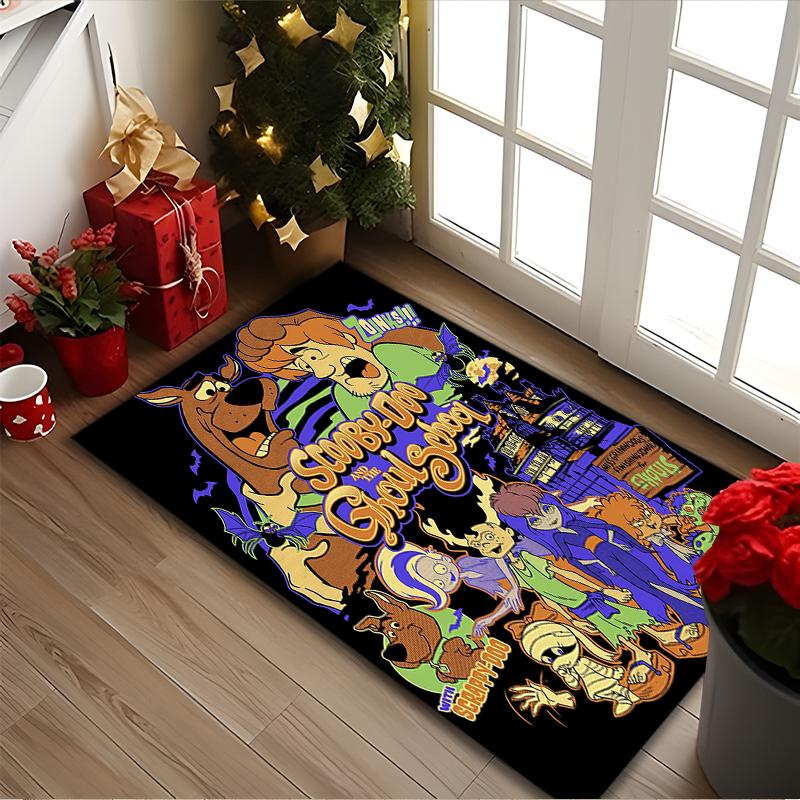 SCOOBY-DOO Carpet, Non-slip Office Chair Rug, Digital Print Home Area Rug, Unique Festival Decorations