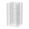 vidaXL Gabionen-Hochbeet Stahl 50×50×100 cm