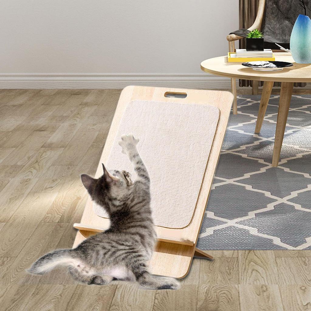 Cat Scratching Board Scratcher Activity Toys Training Grind Claws for Indoor Cats Stylish Pet