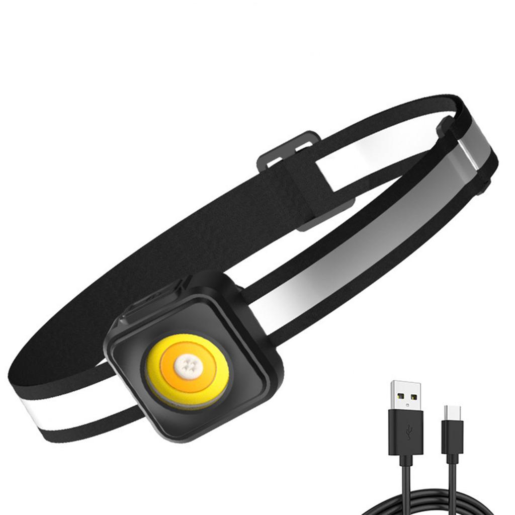 Induction Headlight USB Charging Digital Display Outdoor Running, Cycling, Fishing Lightweight LED Headlight