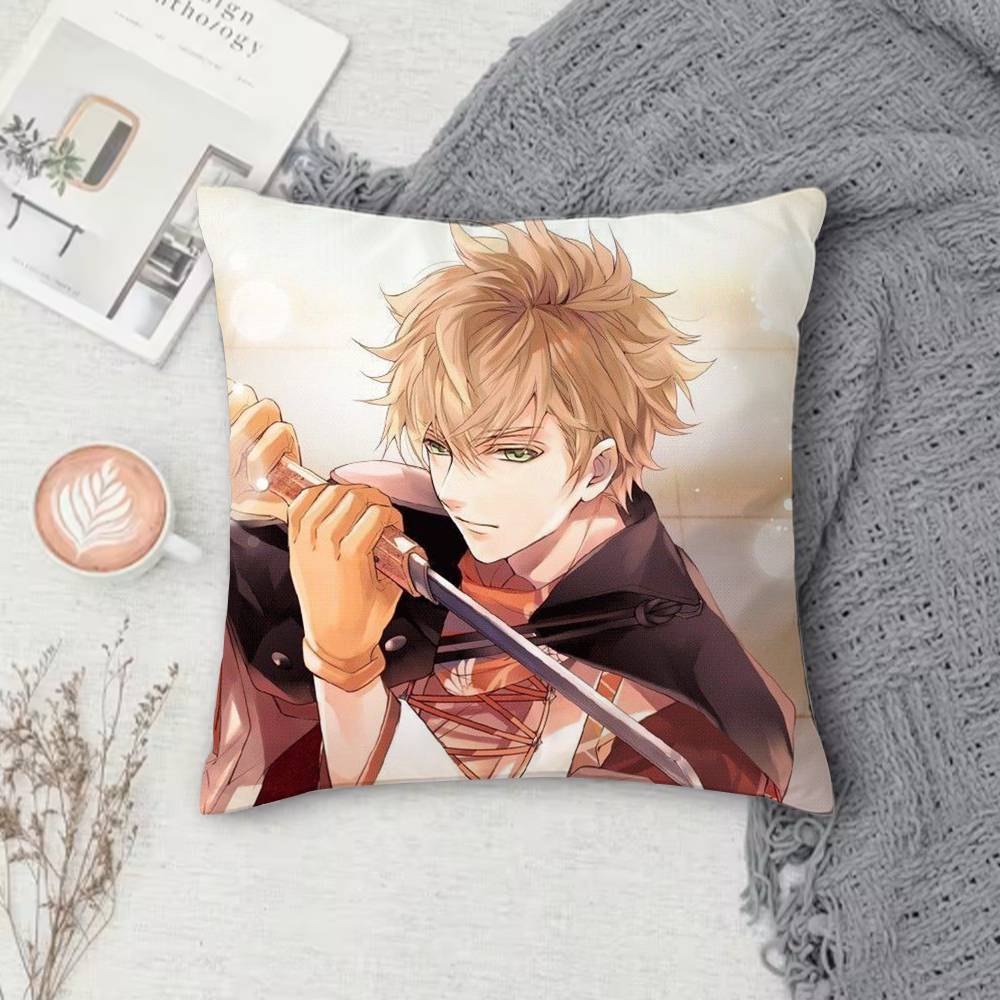 Ikemen Sengoku Романы сквозь время Двусторонняя квадратная наволочка Декоративная наволочка для дивана, спальни, прикроватной тумбочки