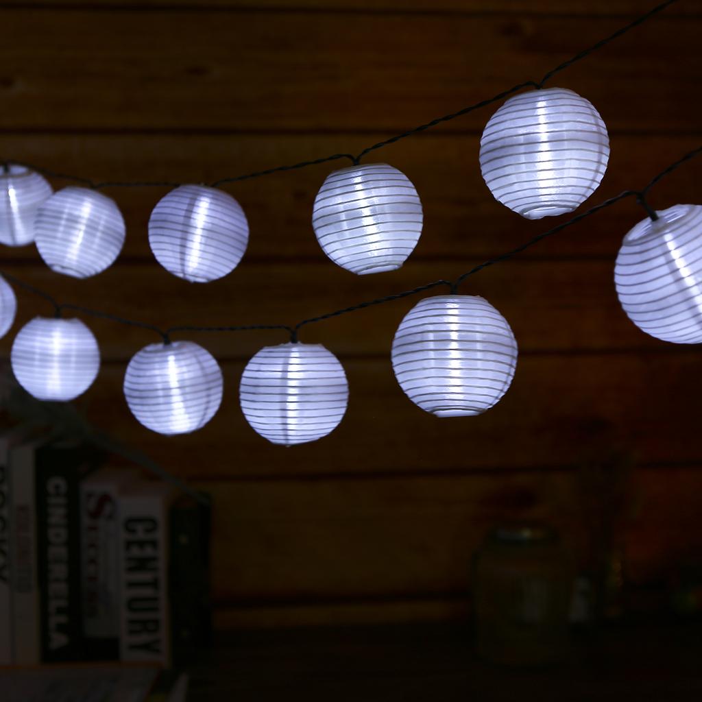 5Meters/16.4Ft 20 LEDs Solar Powered Energy Fairy String Lantern Light Lawn Lamp with Constant