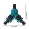 3-ходовой разветвитель шланга, разветвитель крана Y 2-клапанный садовый соединитель с