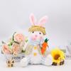 Creative Easter Plush Bunny Ornament Cartoon Easter Rabbit Doll  Party Scene Prop