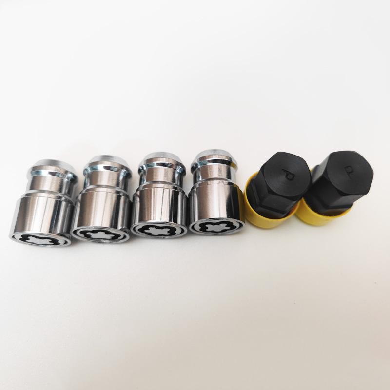M12X1.5 M12X1.25 M14X1.5 4Гайки+2Ключа Высокое Качество Противоугонные 36мм Защитные Стальные Автомобильные Колесные Замковые Гайки Блокирующие Секретки