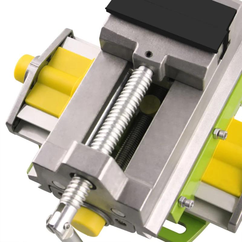 3-дюймовые тиски с крестообразными направляющими, тиски, составной стол, рабочий стол, скамейка из сплава Alunimun, корпус для фрезерования, сверления