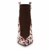 Botín Marrón Animal Print Tacón Ancho Montevita Boloniana 105340
