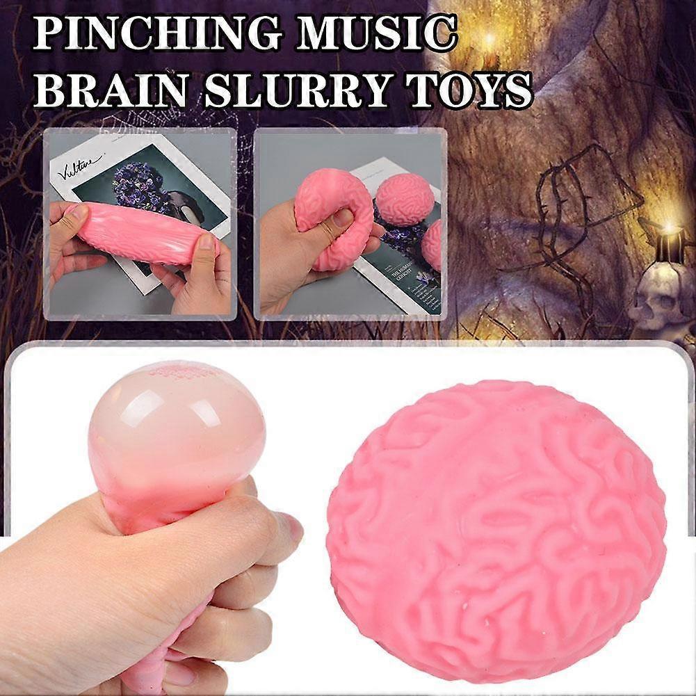 Decompression Toy Halloween Prank Brain Decompression Brain Guts Decompression Dough Ball Pinch Toy