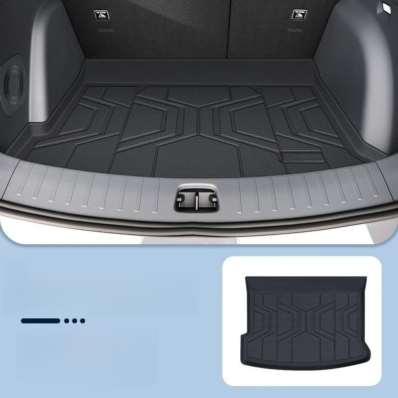 For Leapmotor B05 Lafa 5 Car Floor Mat Cargo Trunk Pad TPE Rear Seat Backrest Anti-Scratch Protector Mat All Weather Trunk Pad