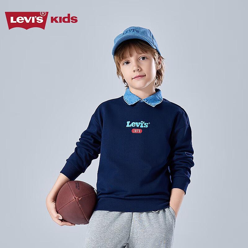 Levi's Детская хлопковая толстовка с принтом