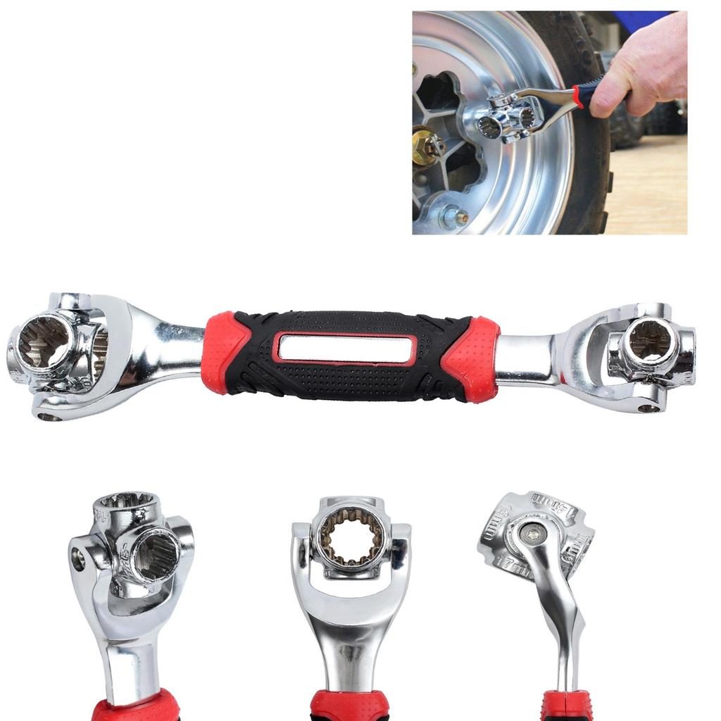 15505 UNIVERSAL ROTARY SOCKET WRENCH 48IN1 8-19mm MULTIFUNCTIONAL