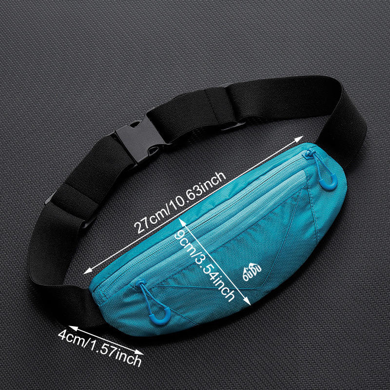 Outdoor Running Fitness Waist Bag Ultra-thin Mobile Phone Elastic Sports Waterproof Close-fitting Mobile Phone Bag Waterproof