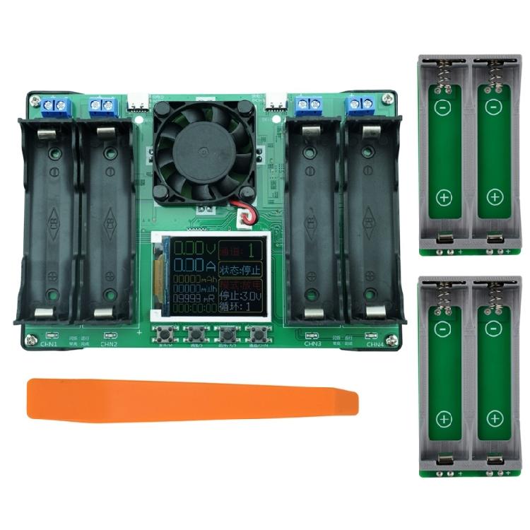 4-канальное оборудование для тестирования аккумуляторов для измерения емкости и внутреннего сопротивления 18650, 9 автоматических циклов заряда