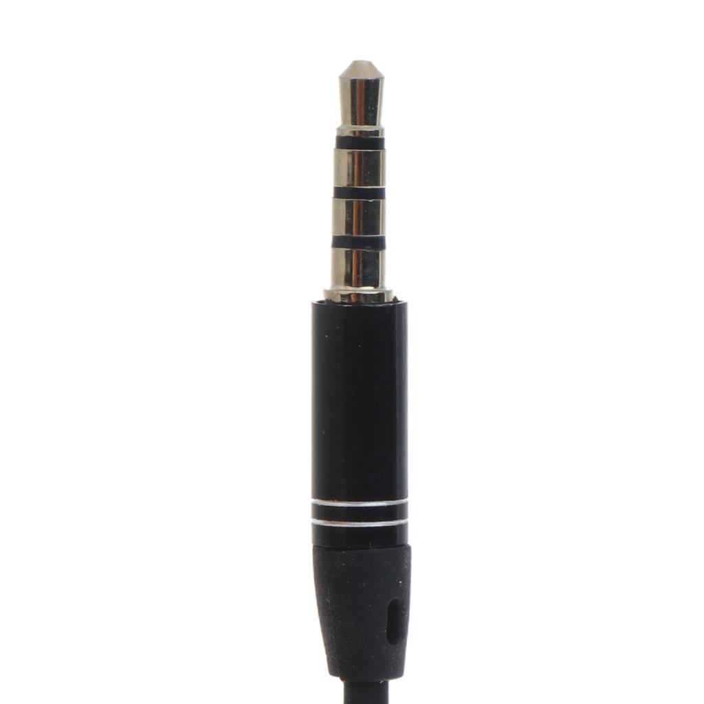 3.5mm Audio Cable Male To Male 2.5mm TRRS Stereo Headset Headphone Gold Plated Jack Connector Wire Cord Plug Cable