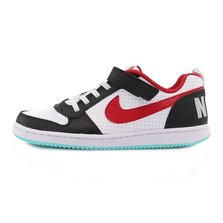 Nike Court Borough White Black BP (Unisex) Kids' Skateboarding Shoes DQ5355 161