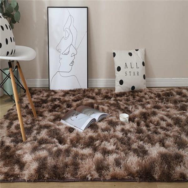New Rainbow Rug Oversied Fluffy Plush Rugs Large Size Anti-slip Floor Mats Tie-Dye Art Carpet Shaggy Kids Room Living Room Bedside Rug