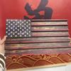 American Flag Challenge Coin Display Wood Coin Stand Rack For Wall Mount Hang Decoration Coin Holder Rack Coin Display