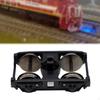 1:87 Model Train Bogie with Wheels Parts,Landscape Accessory,Easy To Install DIY Metal