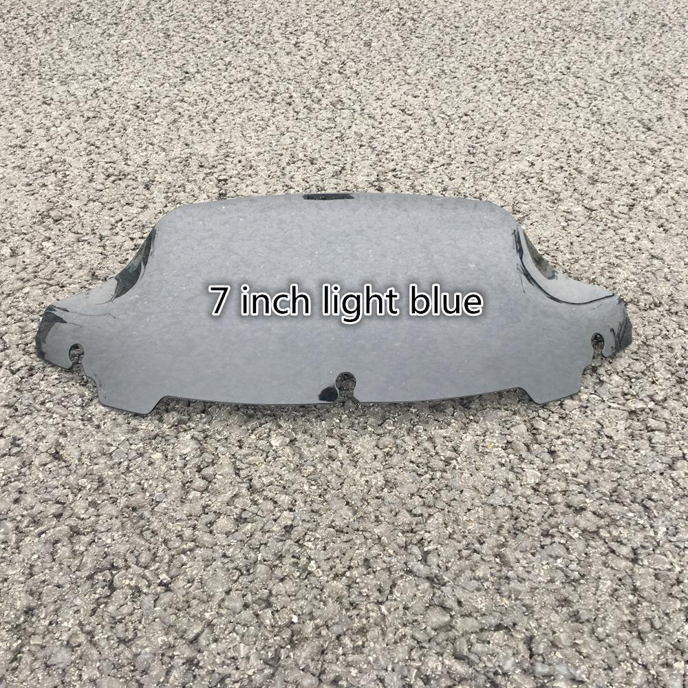 Black Smoke Clear 4.5" 7" 10.5" Wave Windshield Fits For Harley Touring FLHT FLHX 2014-up 2015 2016 2017 2018