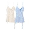 Women's summer new, elegant style, laminated decorative beads, suspender short dress