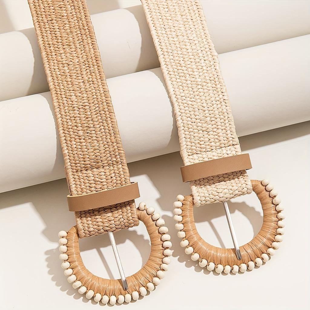 Женский пояс, весенне-летний богемный плетеный пояс, наряд для пляжного отдыха, подходит для летнего пляжа