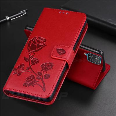 Кожаный флип-чехол с цветочным узором и магнитом для Samsung Galaxy A12 A32 A42 A52 A72 5G A21S A51 A71 A01 A11 A21 A31 M21 S20 FE S21 S30 Plus Ultra, чехол-книжка-кошелек