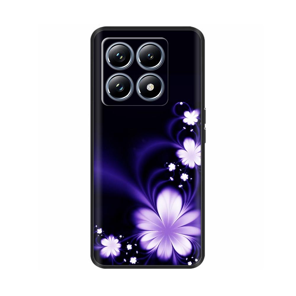 Силиконовый чехол для телефона для Xiaomi Mi 14T Pro / 14T 5G, роскошный окрашенный защитный корпус, задняя крышка для Mi14T, мягкий черный бампер
