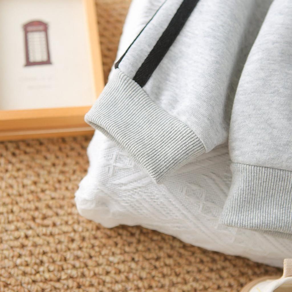 Детский повседневный комплект с длинным рукавом, удобные наряды для повседневной носки