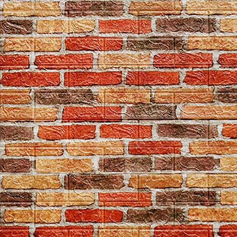 12 шт. 35*30 см высококачественные 3D пенопластовые стеновые панели кирпичные ретро обои потолочные самоклеящиеся настенные панели фон украшение дома