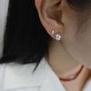 APIOH SILVER BALL EARRING