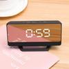 Creative Bedside Clock Fashion LED Smart Electronic Alarm Clock Mirror Student Sleep Digital Desk Clock with Temperature Date Display