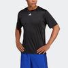 adidas Футболки HIIT Мужские Черные С Круглым Вырезом Умеренно Прямой Крой IB7915