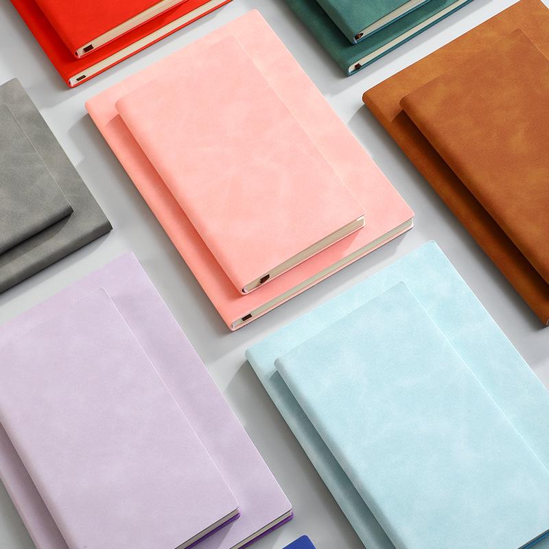 Custom Logo Notebook Gift Set: A5 Notebook, A6 Soft Cover Student Journal, Simple Business Diary