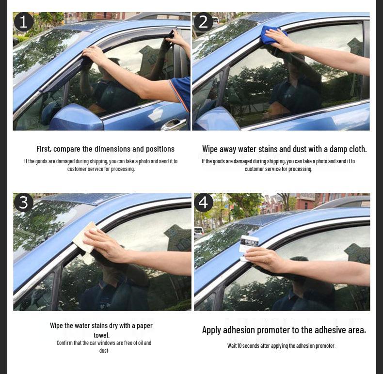 JAC Jiayue X7 Sun & Rain Guards: Window Shields & Rainproof Strips for Exterior Accessories.
