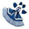 Women Lolita Dress Court Gown BJD Doll Outfit for 1 3 Scale Dolls 60cm Display