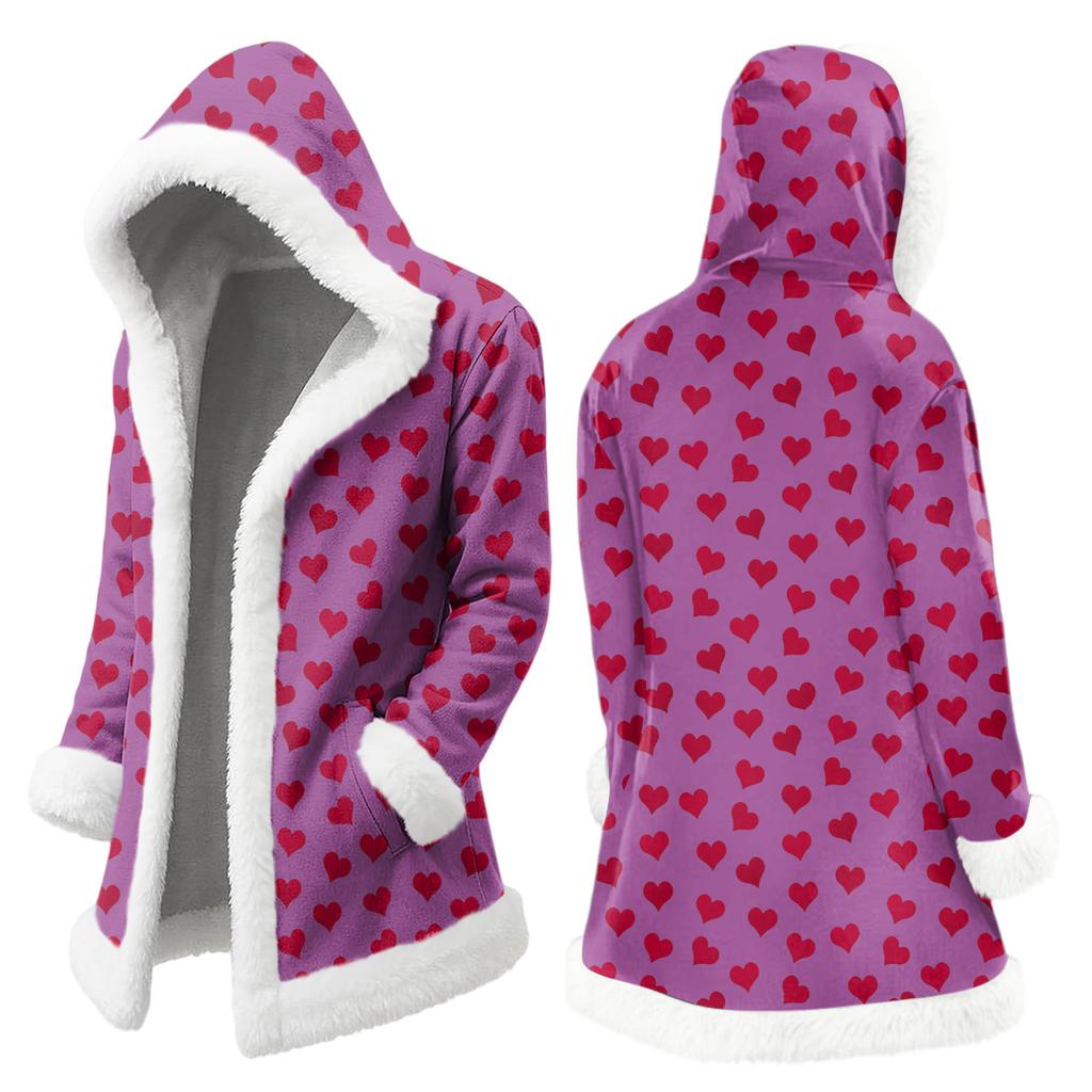 Унисекс кардиган с капюшоном и карманами, теплая верхняя одежда