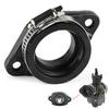 Motorcycle Carburetor Intake Manifold Rubber Interface Adapter for PWK32 34