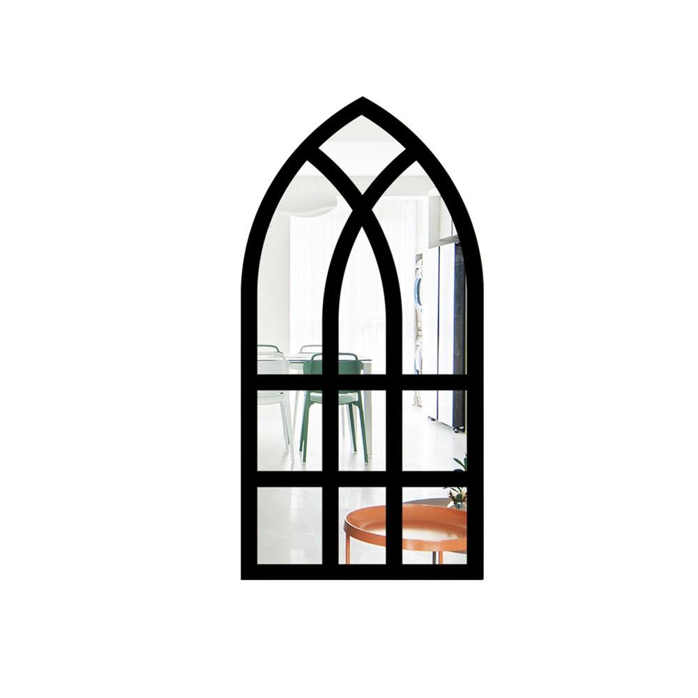 Креативный акцент для комнаты, акриловая зеркальная наклейка, украшение для окна и стены