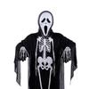 Halloween and Festival Costumes, Skull Ghost Attire, Masquerade Costumes, Skull Gloves, and Carnival Performance Outfits.