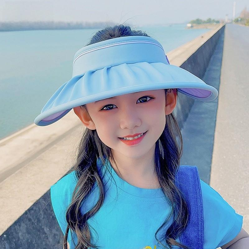 Summer Kids Sun Hat With Large Brim Breathable Sun Protection For Boys And Girls