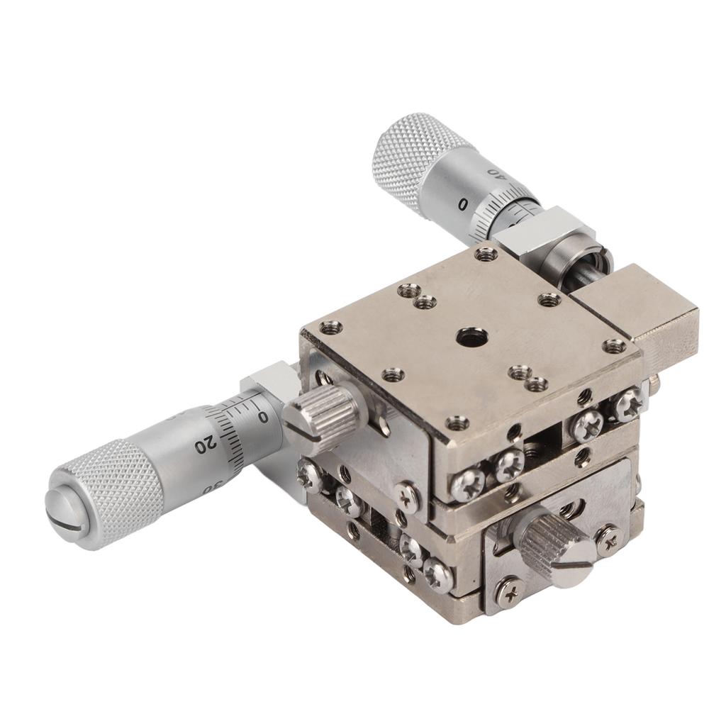 Manual XY Linear Stage Sliding Table Micrometer Trimming Platform Accurate Ball Guide Type