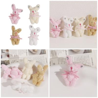 Очаровательный кулон в виде кролика, аксессуар, кулон-шарм с узором звезды и сердца любви, украшение, идеально подходит для брелоков и сумок